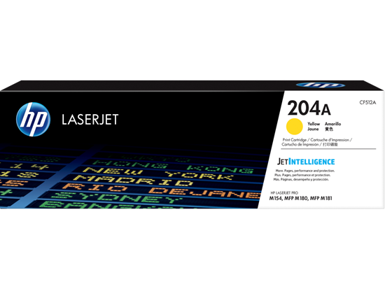 Picture of HP 204A Yellow Original LaserJet Toner Cartridge