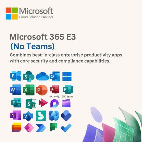 Picture of Microsoft 365 E3 (no Teams)