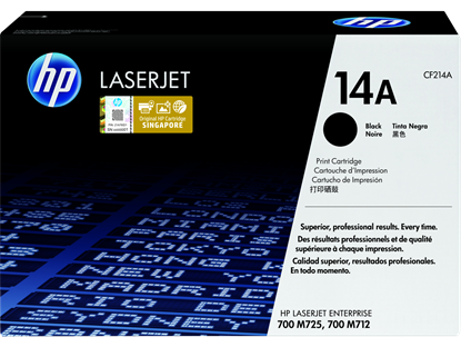 Picture of HP 14A Black Original LaserJet Toner Cartridge