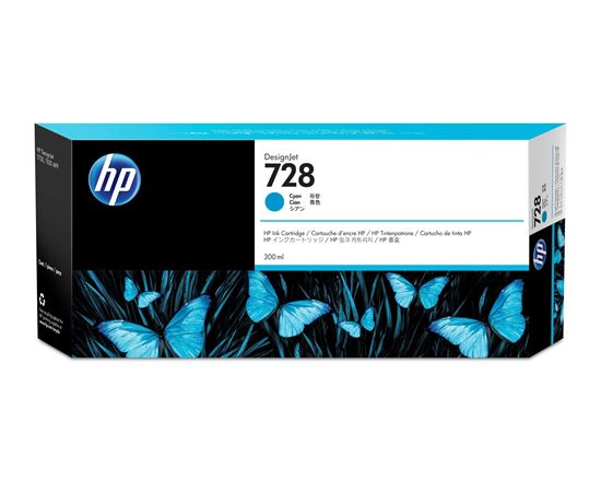 Picture of HP 728 300-ml Cyan Ink Crtg
